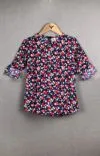 Girls 3/4th Sleeve Rayon Tops