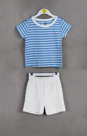 Baby Boy Cotton T-shirt with Shorts Set