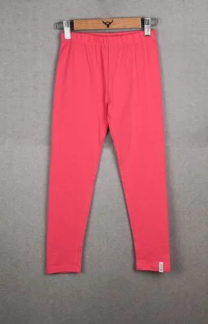 Girls Plain Poly Cotton Jeggings