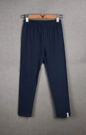 Girls Plain Poly Cotton Jeggings