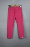Girls Plain Poly Cotton Jeggings